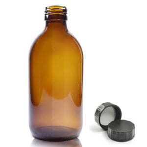 300ml Amber Glass Diffuser Bottle With Screw Cap