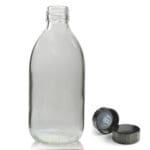 300ml Clear Glass Sirop Bottle With Polycone Cap