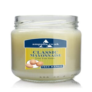 300ml Squat Glass Mayonnaise Jar
