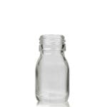30ml Clear Glass Medicine Bottle