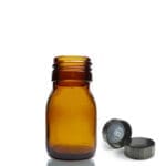 30ml Amber Glass Medicine Bottle With Polycone Cap