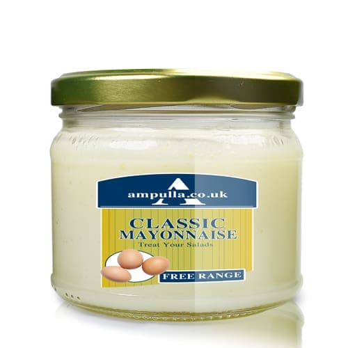 330ml Glass Mayonnaise Jar With Lid Ampulla Ltd