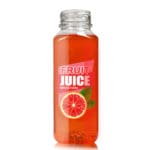 330ml Clear PET Square Juice Bottle