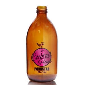 500ml Amber Glass Cocktail Bottle
