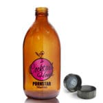 500ml Amber Glass Cocktail Bottle With Urea Polycone Cap