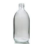 500ml Clear Glass Syrup Bottle