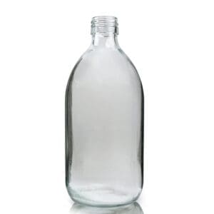 500ml Clear Glass Syrup Bottle
