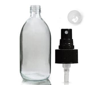 500ml Clear Glass Medicine Bottle With Atomiser Spray