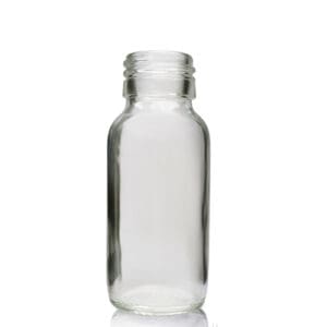 60ml Clear Glass Syrup Bottle