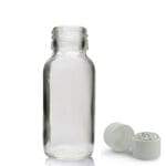 60ml Clear Glass Medicine Bottle With Medilock Cap