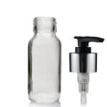 60ml Clear Glass Medicine Bottle With Premium Lotion Pump