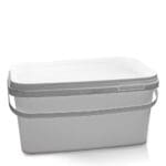 3.3L Plastic Rectangular Bucket With T/E Lid