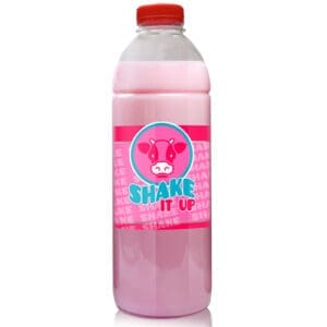 1 Litre Plastic Milkshake Bottle With Cap
