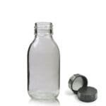 100ml Clear Glass Medicine Bottle With Screw Cap