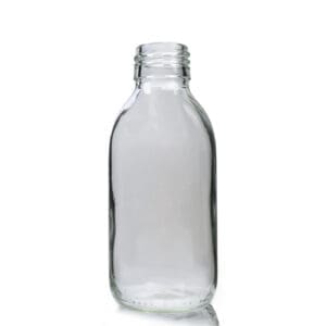 150ml Clear Glass Syrup Bottle