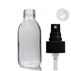 150ml Clear Glass Medicine Bottle With Atomiser Spray