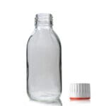150ml Glass Sirop Bottle with red band