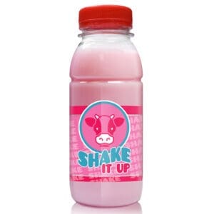 250ml Plastic Milkshake Bottle And Cap
