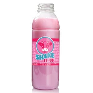 500ml Plastic Milkshake Bottle