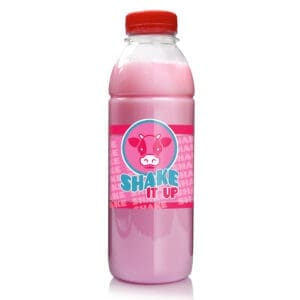 500ml Plastic Milkshake Bottle with cap