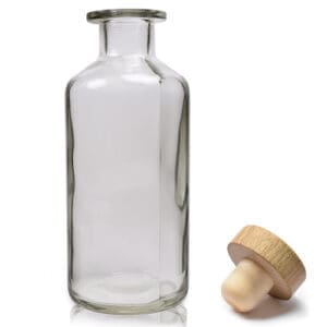 250ml Clear Glass Diffuser Bottle With Cork