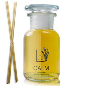 100ml Clear Glass Apothecary Diffuser Bottle With Reeds