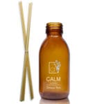 125ml Amber Glass Diffuser Bottle With Reeds