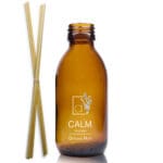 150ml Amber Glass Diffuser Bottle With reeds