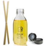 125ml Clear Glass Diffuser Bottle With Polycone Cap & Reeds