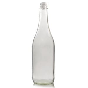 750ml Clear Glass Cordial Bottle