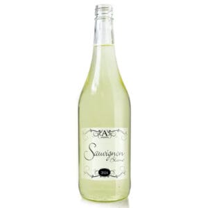 750ml Clear Glass Cordial Bottle