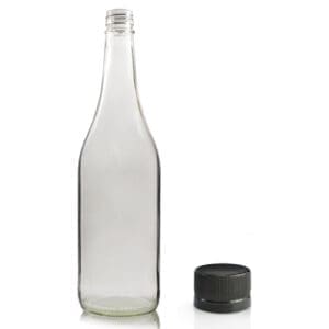 750ml Clear Glass Cordial Bottle With MCA Screw Cap