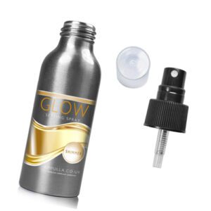 100ML Aluminium Setting Bottle w black spray