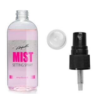 100ml Clear Oval Setting Spray Bottle