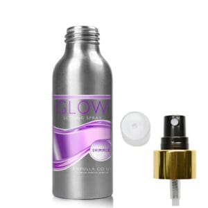 100ml Luxury Aluminium Setting Spray Bottle