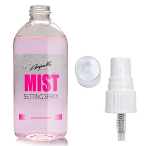 100ml Clear Flex Oval Setting Spray Bottle