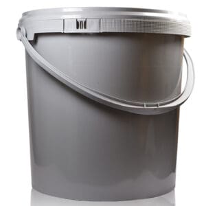 10 Litre Grey Plastic Bucket