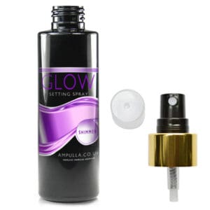 150ml Luxury Black Setting Spray Bottle