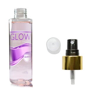 150ml Luxury Clear Tubular Setting Spray Bottle