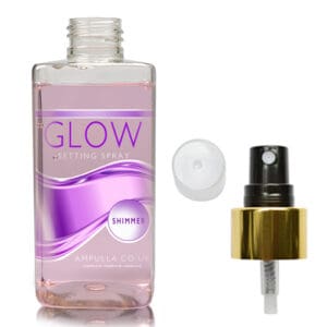 150ml Luxury Short Square Setting Spray Bottle