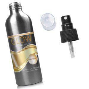200ML Aluminium Setting Bottle w black spray