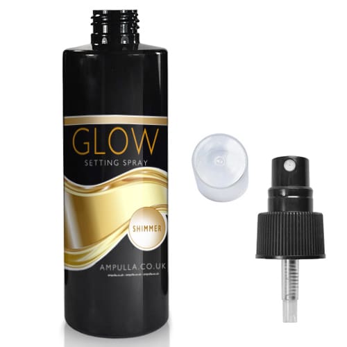 250ml Black Plastic Spray Bottle