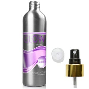 250ml Luxury Aluminium Setting Spray Bottle