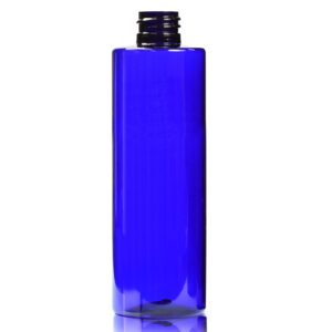 250ml Cobalt Blue Plastic Bottle