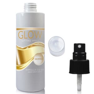 250ml White plastic bottle with spray