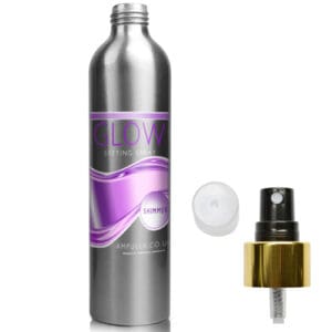 300ml Luxury Aluminium Setting Spray Bottle
