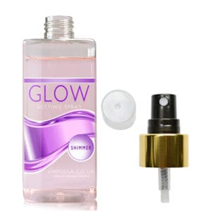 300ml Luxury Short Square Setting Spray Bottle