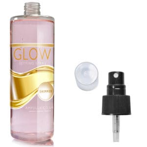 500ml Clear Tubular Setting Spray Bottle