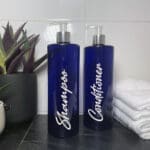 500ml Cobalt Shampoo & Conditioner Bottle Set