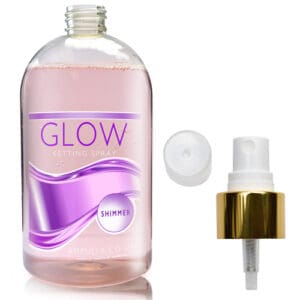 500ml Luxury Recycled Round Setting Spray Bottle